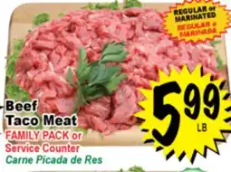 Superior Grocers Beef Taco Meat offer