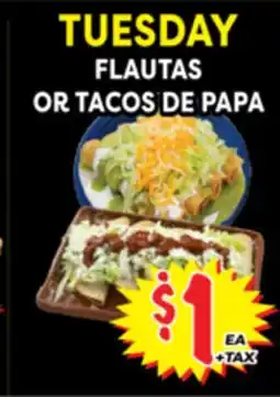 Superior Grocers FLAUTAS OR TACOS DE PAPA offer