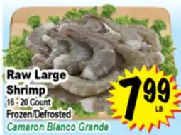 Superior Grocers Raw Large Shrimp offer