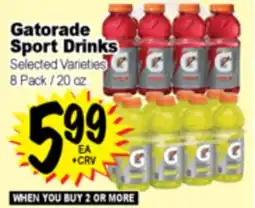 Superior Grocers Gatorade Sport Drinks offer