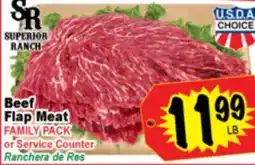 Superior Grocers Beef Flap Meat offer