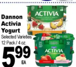 Superior Grocers Dannon Activia Yogurt offer