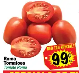 Superior Grocers Roma Tomatoes offer