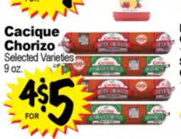 Superior Grocers Cacique Chorizo offer