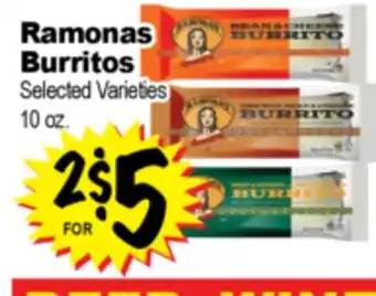 Superior Grocers Ramonas Burritos offer