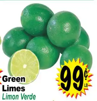 Superior Grocers Green Limes offer