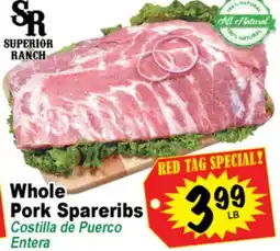 Superior Grocers Whole Pork Spareribs offer