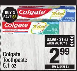 Super King Markets Colgate Toothpaste offer