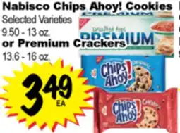 Superior Grocers Nabisco Chips Ahoy! Cookies 9.50 - 13 oz., or Premium Crackers 13.6 - 16 oz offer
