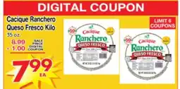 Superior Grocers Cacique Ranchero Queso Fresco Kilo offer
