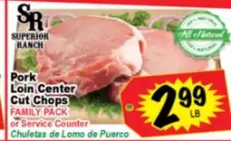 Superior Grocers Pork Loin Center Cut Chops offer