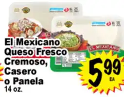 Superior Grocers El Mexicano Queso Fresco Cremoso, Casero o Panela offer