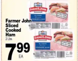 Superior Grocers Farmer John Sliced Cooked Ham offer