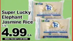 Superior Grocers Super Lucky Elephant Jasmine Rice offer