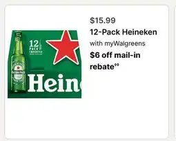 Walgreens 12-Pack Heineken offer