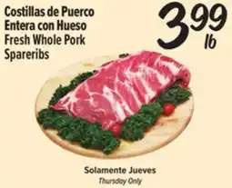 El Super Fresh Fresh Whole Pork Spareribs offer