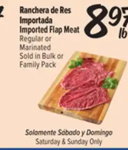 El Super Fresh Imported Flap Meat offer