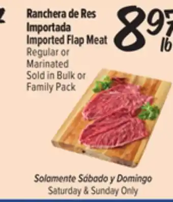 El Super Fresh Imported Flap Meat offer