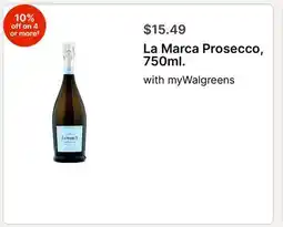 Walgreens La Marca Prosecco, 750ml offer