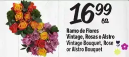 El Super Fresh Vintage Bouquet, Rose or Alstro Bouquet offer