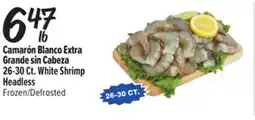 El Super Fresh 26-30Ct. White Shrimp Headless offer