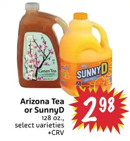 Foodmaxx Arizona Tea or SunnyD offer