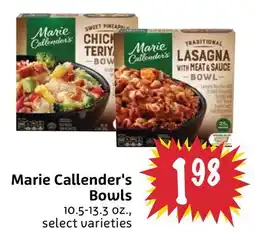Foodmaxx Marie Callender's Bowls offer