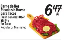 El Super Fresh Carne de Res Picada sin Hueso para Tacos offer