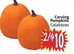 Foodmaxx Carving Pumpkins offer