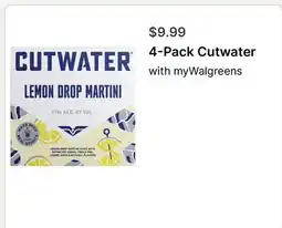 Walgreens 4-Pack Cutwater offer