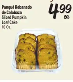 El Super Fresh Sliced Pumpkin Loaf Cake offer