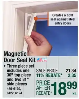 Menards Magnetic Door Seal Kit offer