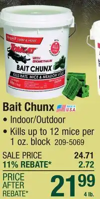 Menards Bait Chunx offer
