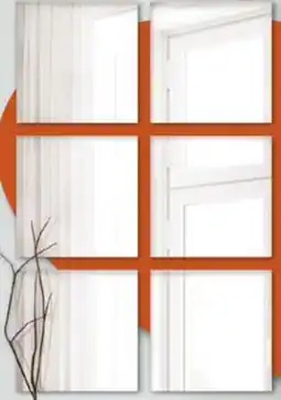 Menards 6-Pack 12 x 12 Frameless Mirror Tiles offer