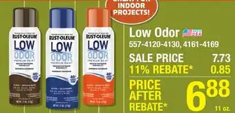 Menards Low Odor Spray Paint offer