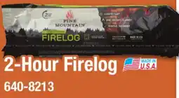 Menards 2-Hour Firelog offer