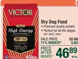 Menards Dry Dog Food offer