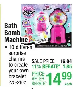 Menards Bath Bomb Machine offer