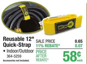 Menards Reusable 12 Quick-Strap offer