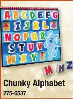 Menards Chunky Alphabet offer