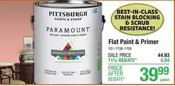 Menards Flat Paint & Primer offer