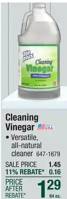 Menards Cleaning Vinegar offer