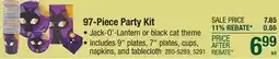 Menards 97-Piece Party Kit offer