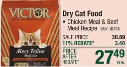 Menards Dry Cat Food offer