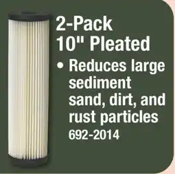 Menards 2-Pack 10 Pleated offer