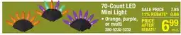 Menards 70-Count LED Mini Light offer