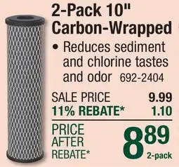 Menards 2-Pack 10 Carbon-Wrapped offer
