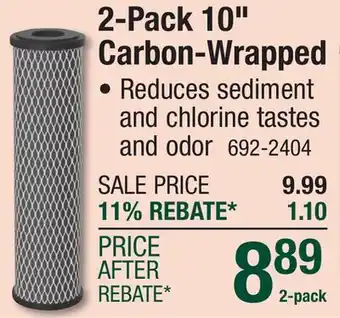 Menards 2-Pack 10 Carbon-Wrapped offer