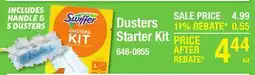 Menards Dusters Starter Kit offer