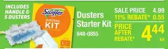 Menards Dusters Starter Kit offer